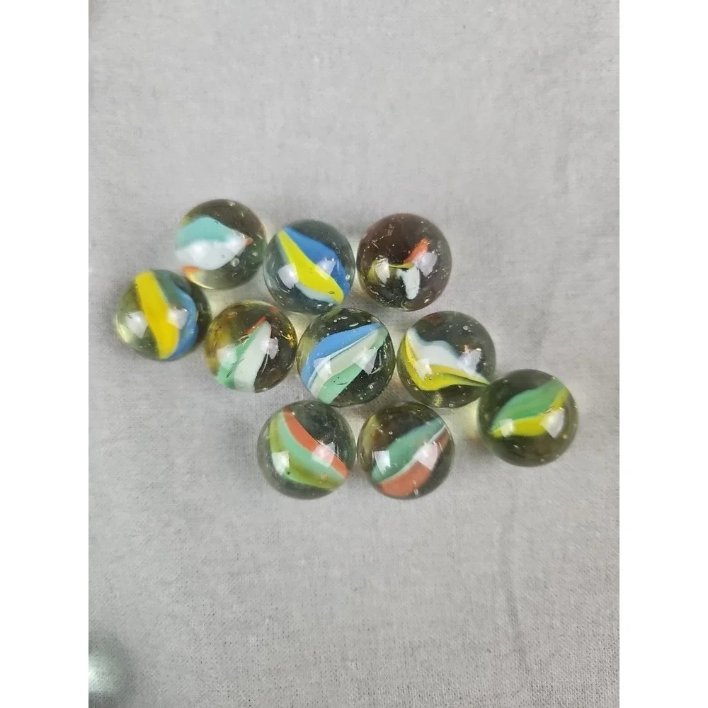 🔥Vintage Lot Of‎ 141 Cats Eye Swirl Marbles